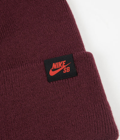 Nike SB Utility Beanie - Dark Beetroot / Chile Red