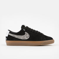 Nike SB x Wacko Maria Blazer Low GT QS Shoes - Black / Light Bone - White - Gum Medium Brown thumbnail