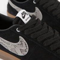 Nike SB x Wacko Maria Blazer Low GT QS Shoes - Black / Light Bone - White - Gum Medium Brown thumbnail