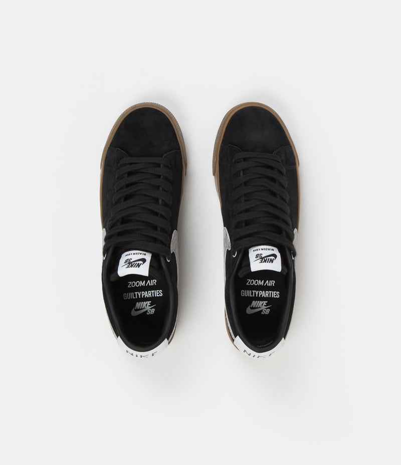 Nike SB x Wacko Maria Blazer Low GT QS Shoes - Black / Light Bone - Wh | Flatspot