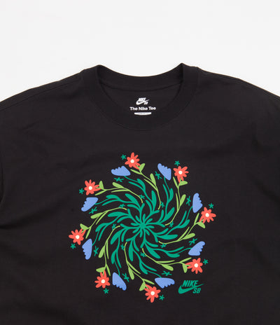 Nike SB Wild Flower T-Shirt - Black