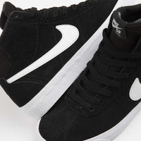 Nike SB Womens Bruin High Shoes - Black / White - Black - Gum Light Brown thumbnail