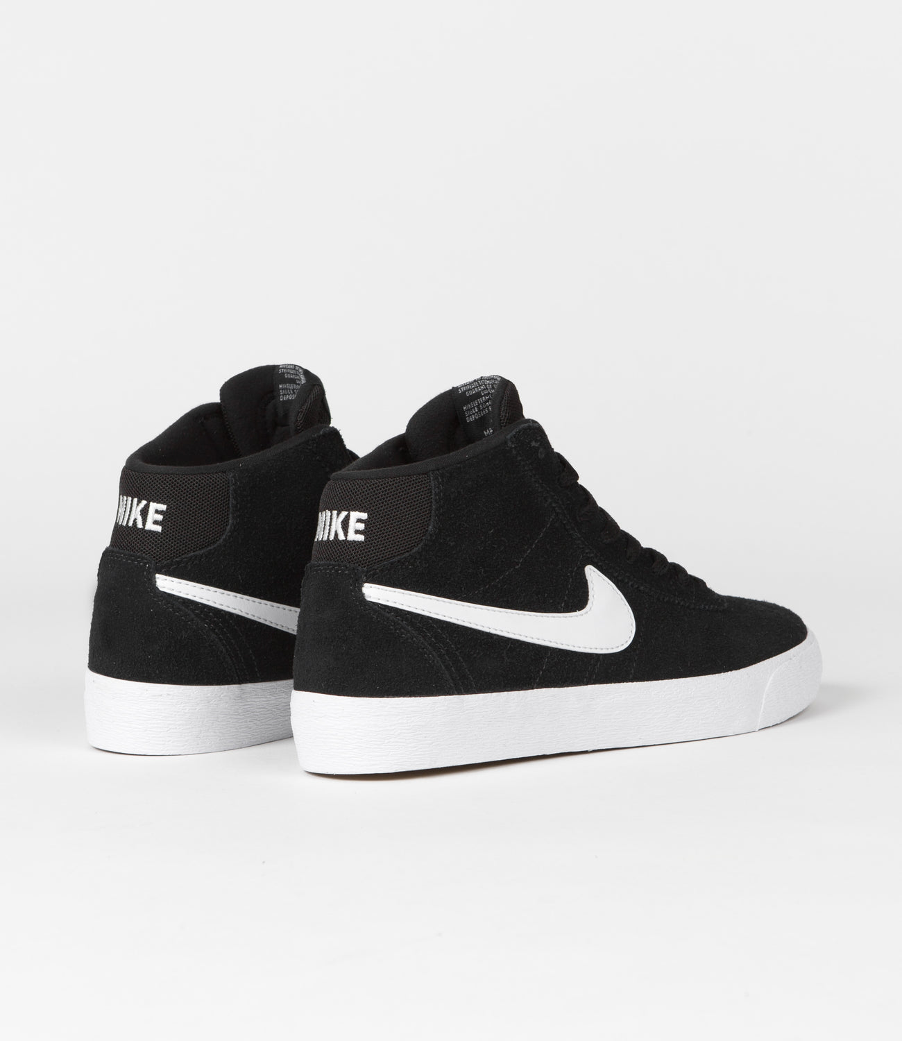 Nike SB Womens Bruin High Shoes - Black / White - Black - Gum Light Br | Flatspot