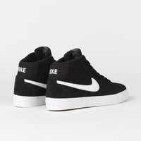 Nike SB Womens Bruin High Shoes - Black / White - Black - Gum Light Brown thumbnail