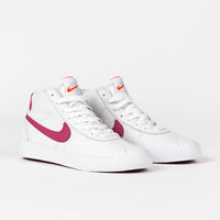 Nike SB Womens Bruin High Shoes - White / Sweet Beet - White - Sweet Beet thumbnail
