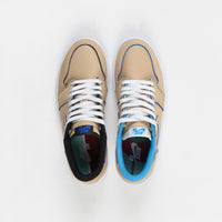 Nike SB x Air Jordan 1 Low Shoes - Desert Ore / Royal Blue - Dark Powder Blue thumbnail