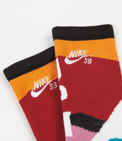 Nike SB x Parra 'Japan Federation Kit' Socks - White / Black / White