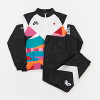 Nike SB x Parra 'Japan Federation Kit' Tracksuit - Black / White / White thumbnail