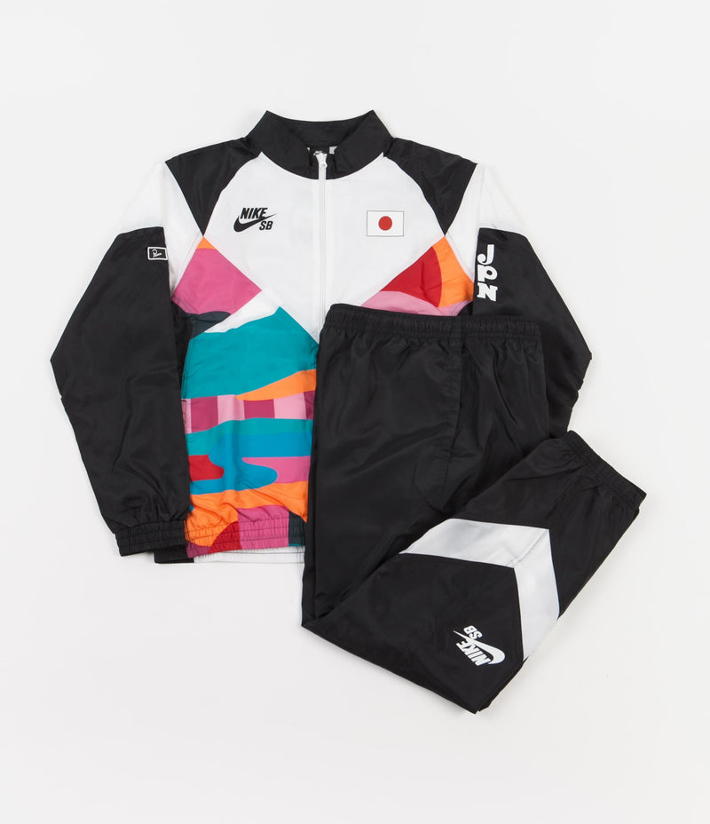 Nike SB x Parra 'Japan Federation Kit' Tracksuit - Black / White / Whi | Flatspot