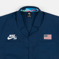 Nike SB x Parra 'USA Federation Kit' Coveralls - Brave Blue / White thumbnail