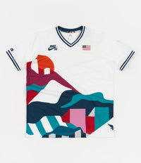 Nike SB x Parra 'USA Federation Kit' Jersey - White / Brave Blue