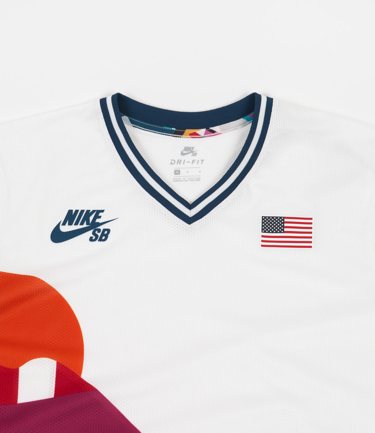 Nike SB x Parra 'USA Federation Kit' Jersey - White / Brave Blue ...