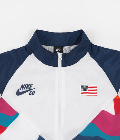 Nike SB x Parra 'USA Federation Kit' Tracksuit - Brave Blue / White / White