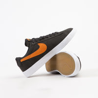 Nike SB x Cat's Paw Blazer Low GT Shoes  - Black / Vivid Orange - White thumbnail