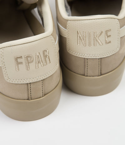 Nike SB x FPAR Blazer Low Shoes - Khaki / Rattan