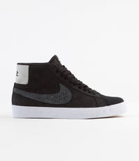Nike SB x Gnarhunters Blazer Mid Shoes - Black / Black - White