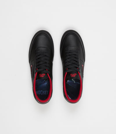 Nike SB x Hockey Killshot 2 QS Shoes - Black / Gym Red / Black