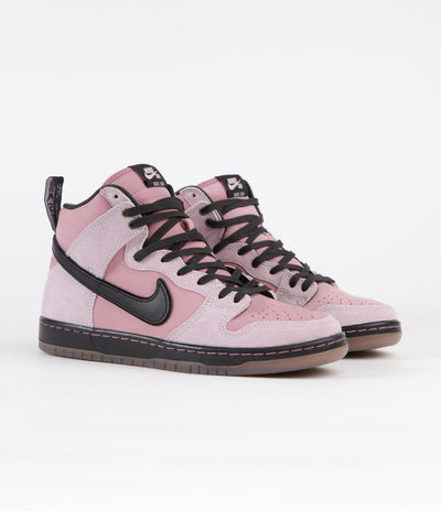 Nike SB x KCDC Dunk High Pro Shoes - Elemental Pink / Black