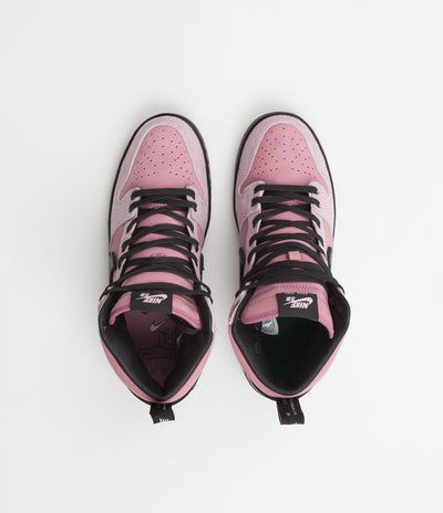 Nike SB x KCDC Dunk High Pro Shoes - Elemental Pink / Black