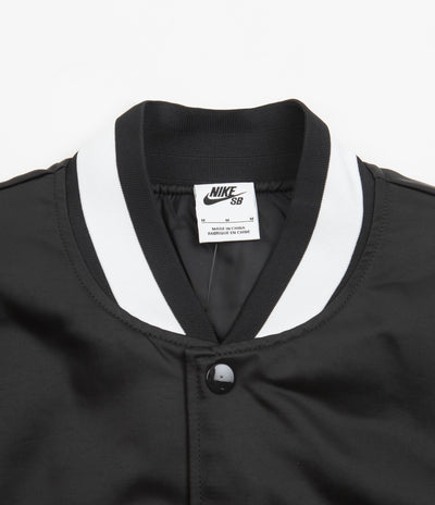 Nike SB x MLB Varsity Jacket - Black / Black / White / White
