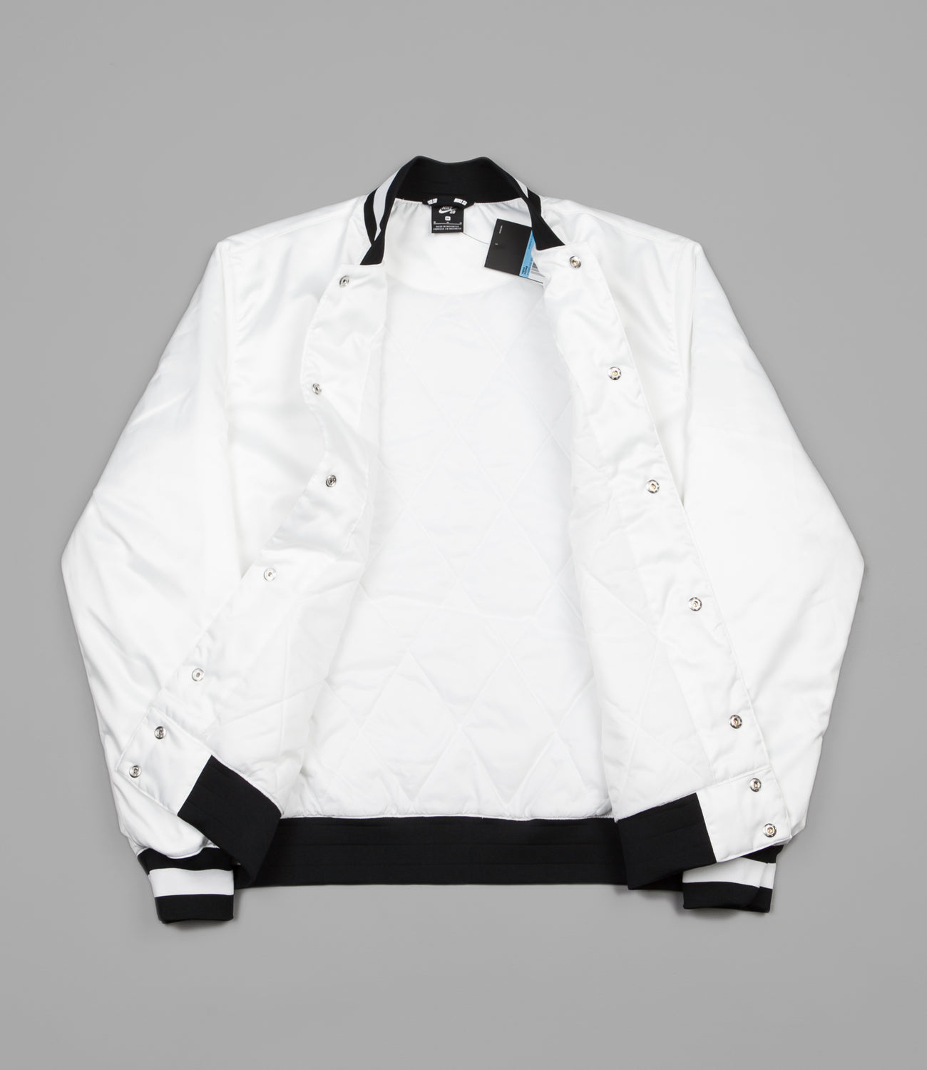 Nike SB NBA Bomber Jacket - White/White