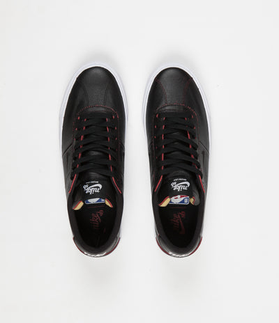 Nike SB x NBA Bruin Ultra Shoes - Black / Black - University Red