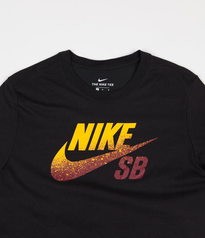 Nike SB x NBA DFCT Logo T-Shirt - Black / Team Red / University Gold