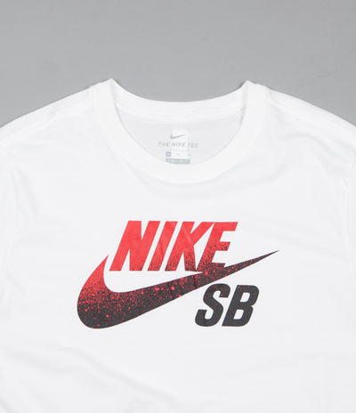 Nike SB x NBA DFCT Logo T-Shirt - White / Black / University Red
