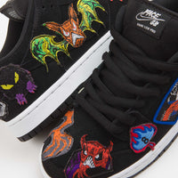 Nike SB x Neckface Dunk Low Pro Shoes in Black and White and Multicolour thumbnail