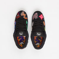 Nike SB x Neckface Dunk Low Pro Shoes in Black and White and Multicolour thumbnail