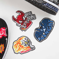 Nike SB x Neckface Dunk Low Pro Shoes in Black and White and Multicolour thumbnail