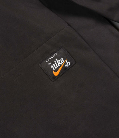 Nike SB x Numbers Coaches Jacket - Black / Vivid Orange