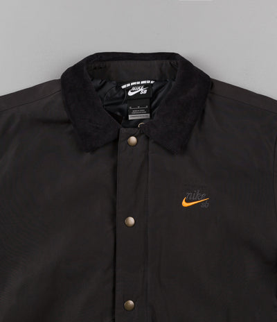 Nike SB x Numbers Coaches Jacket - Black / Vivid Orange