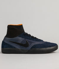 Nike SB x Numbers Koston 3 Hyperfeel Shoes - Obsidian / Black - Copper Flash