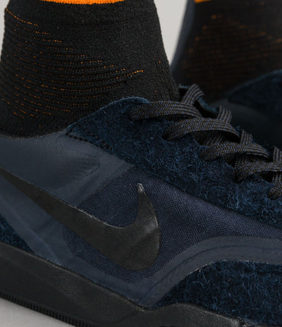 Nike SB x Numbers Koston 3 Hyperfeel Shoes - Obsidian / Black - Copper Flash