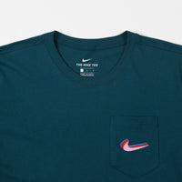 Nike SB x Parra All Over Print T-Shirt - Midnight Turquoise thumbnail