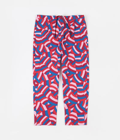 Nike SB x Parra Pants - Gym Red / Pink Rise / Military Blue