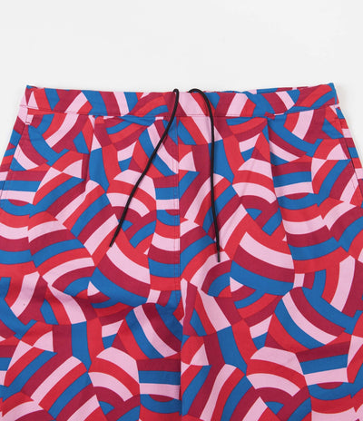 Nike SB x Parra Pants - Gym Red / Pink Rise / Military Blue