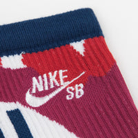 Nike SB x Parra 'USA Federation Kit' Socks - White / Brave Blue / White thumbnail