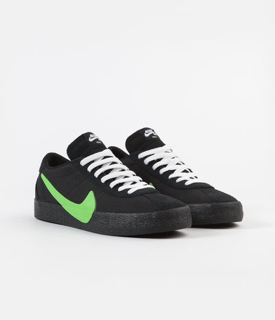 Nike SB x Poets Bruin Shoes - Black / Voltage Green - White