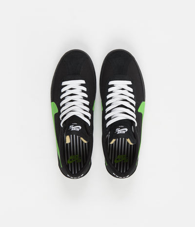 Nike SB x Poets Bruin Shoes - Black / Voltage Green - White