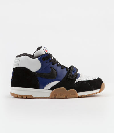 Nike SB x Polar Air Trainer I Shoes - Black / Black / Deep Royal Blue - Summit White