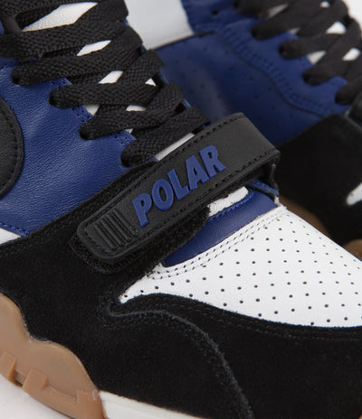 Nike SB x Polar Air Trainer I Shoes - Black / Black / Deep Royal Blue - Summit White