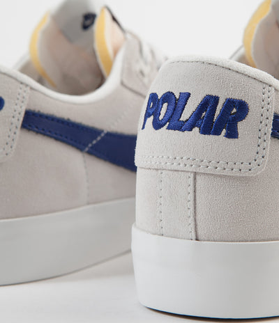 Nike SB x Polar Blazer Low GT Shoes - Summit White / Deep Royal Blue