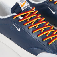 Nike SB x Quartersnacks Blazer Low XT Shoes - Navy / White - Sail thumbnail