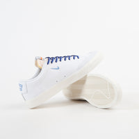 Nike SB x Quartersnacks Blazer Low XT Shoes - White / University Blue - Sail thumbnail