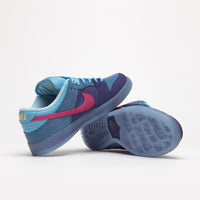 Nike SB x Run The Jewels Dunk Low Shoes in Deep Royal Blue and Active Pink and Blue Chill thumbnail