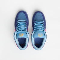 Nike SB x Run The Jewels Dunk Low Shoes in Deep Royal Blue and Active Pink and Blue Chill thumbnail