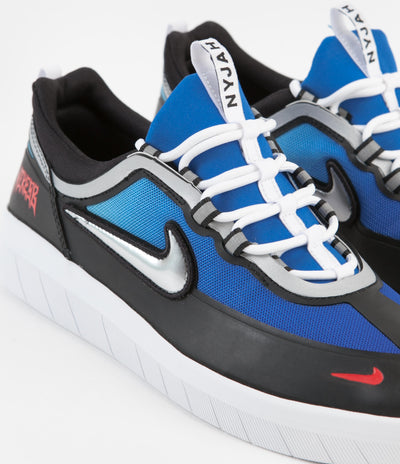 Nike SB x Samborghini Nyjah Free 2 Premium Shoes - Light Photo Blue / Metallic Silver - Game Royal