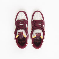 Nike SB x Skate Like A Girl Dunk Low Shoes in Dark Beetroot and Light Crimson and Light Bone thumbnail